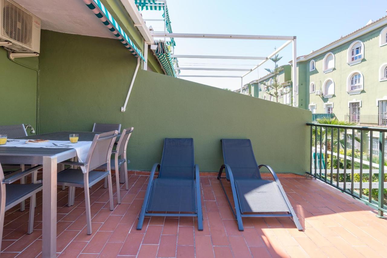 Sandy Playa Golf Málaga con Parking Exterior foto